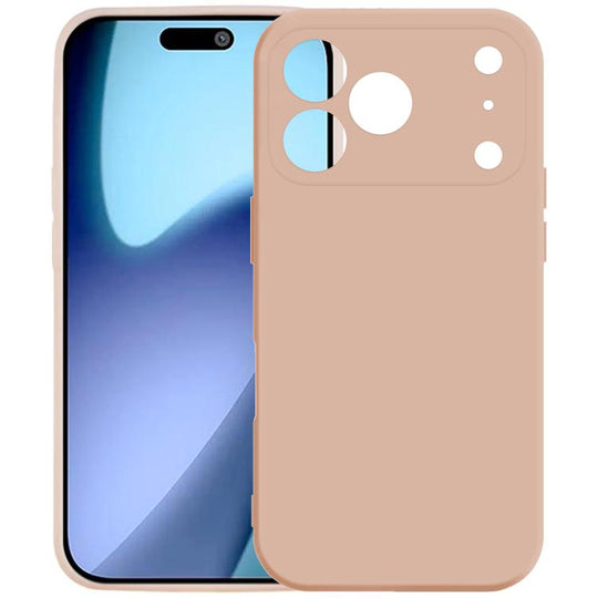 For iPhone 17 Pro Max Kalebol Precise Cutouts Solid Color TPU Phone Case(Snow Pink)