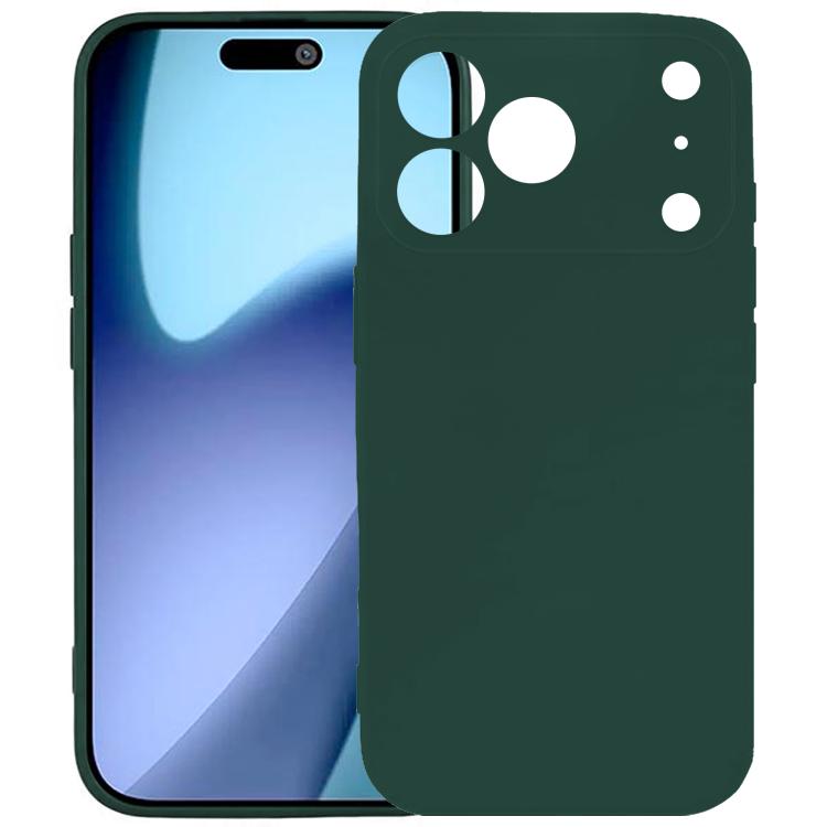 For iPhone 17 Pro Kalebol Precise Cutouts Solid Color TPU Phone Case(Dark Green) - iPhone 17 Pro Cases by Kalebol | Online Shopping UK | buy2fix