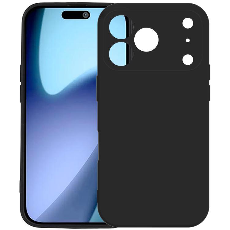 For iPhone 17 Pro Kalebol Precise Cutouts Solid Color TPU Phone Case(Black) - iPhone 17 Pro Cases by Kalebol | Online Shopping UK | buy2fix