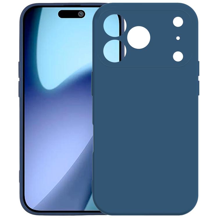 For iPhone 17 Pro Kalebol Precise Cutouts Solid Color TPU Phone Case(Blue) - iPhone 17 Pro Cases by Kalebol | Online Shopping UK | buy2fix