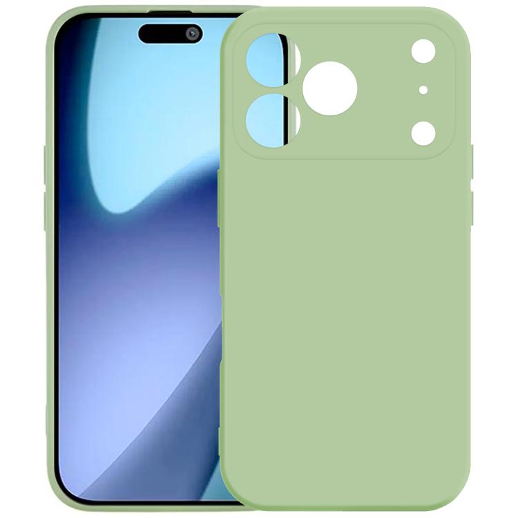 For iPhone 17 Pro Kalebol Precise Cutouts Solid Color TPU Phone Case(Matcha Green) - iPhone 17 Pro Cases by Kalebol | Online Shopping UK | buy2fix
