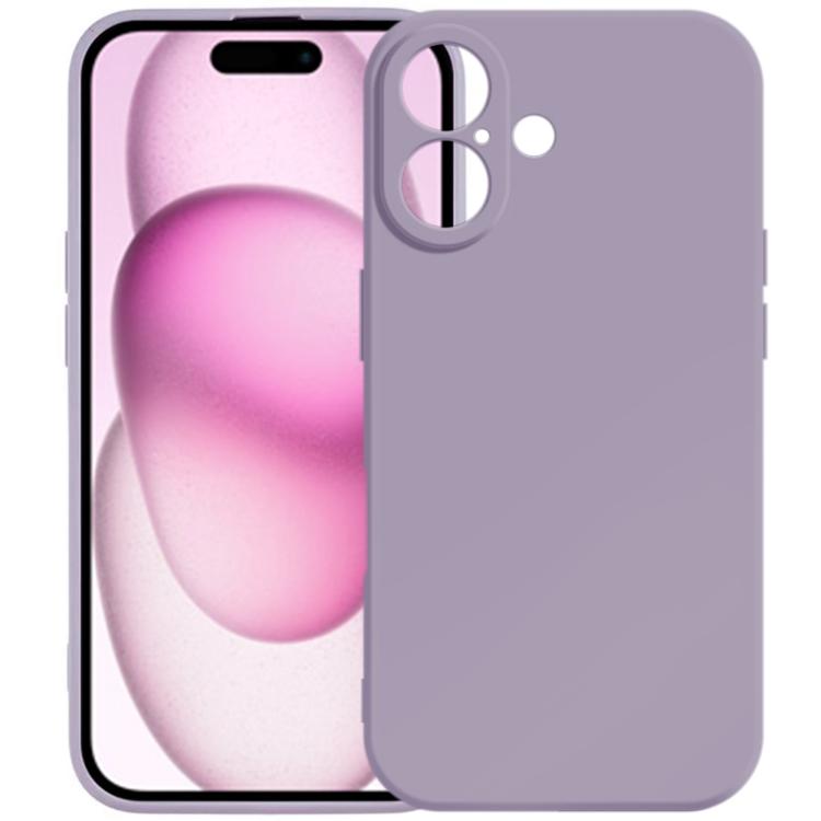 For iPhone 17 Kalebol Precise Cutouts Solid Color TPU Phone Case(Grass Purple) - iPhone 17 Cases by Kalebol | Online Shopping UK | buy2fix