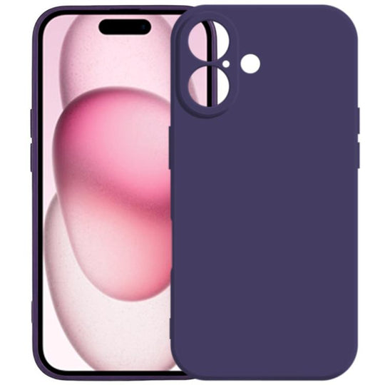 For iPhone 17 Kalebol Precise Cutouts Solid Color TPU Phone Case(Roland Purple)