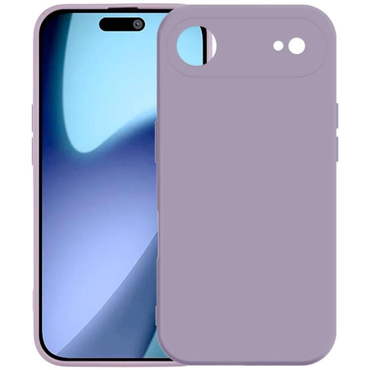 For iPhone 17 Air Kalebol Precise Cutouts Solid Color TPU Phone Case(Grass Purple) - iPhone 17 Air Cases by Kalebol | Online Shopping UK | buy2fix
