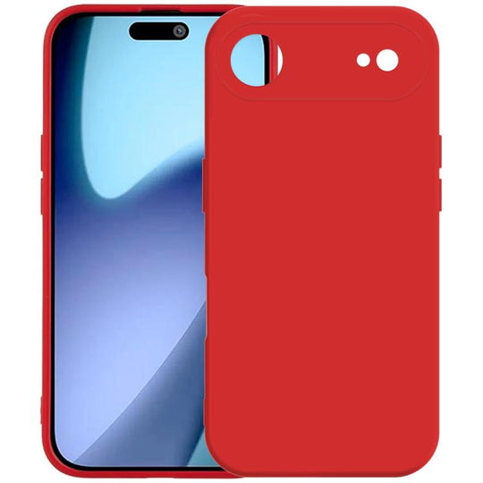 For iPhone Air Kalebol Precise Cutouts Solid Color TPU Phone Case(Red)