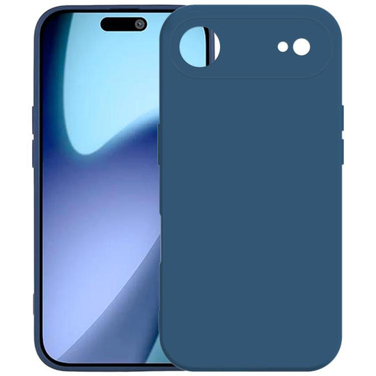 For iPhone Air Kalebol Precise Cutouts Solid Color TPU Phone Case(Blue)