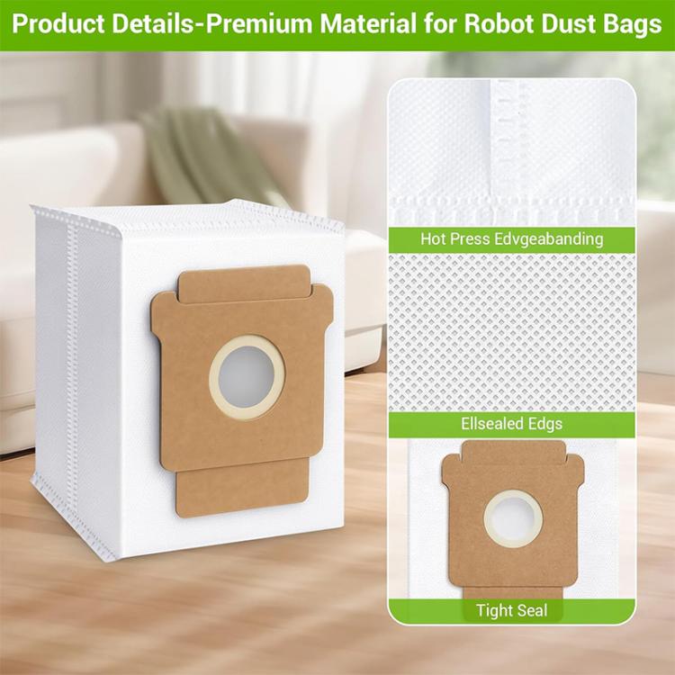 JUNSUNMAY 6pcs Robot Cleaner Non-woven Fabrics Dust Bag for iRobot Roomba Plus 405 / 505 Combo - For iRobot Accessories by JUNSUNMAY | Online Shopping UK | buy2fix