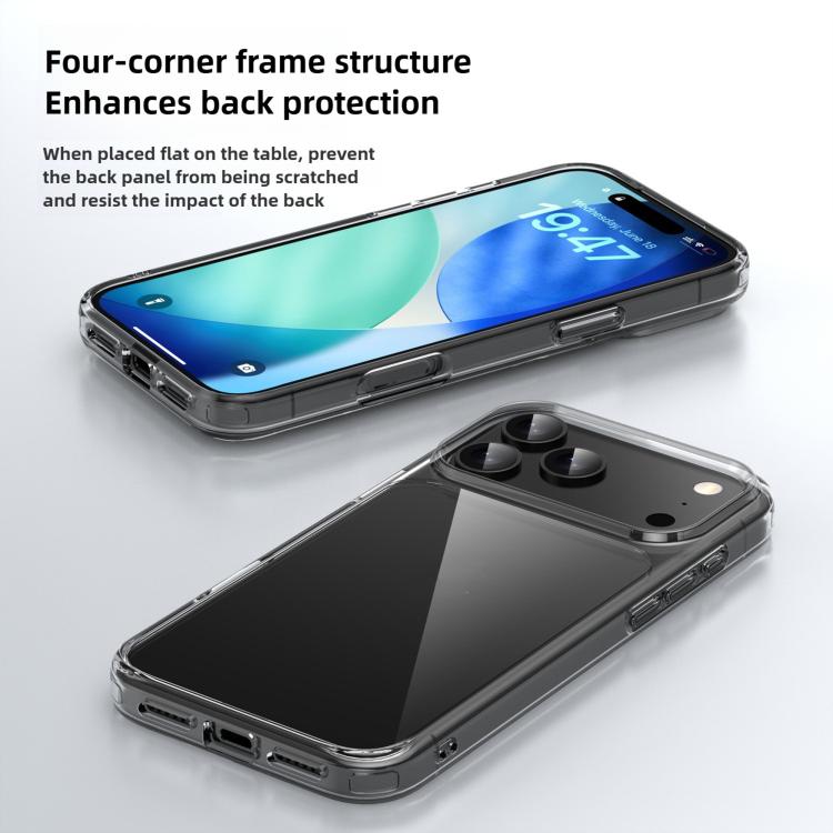 For iPhone 17 Kalebol Ice-clear Shockproof Phone Case(Transparent) - iPhone 17 Air Cases by Kalebol | Online Shopping UK | buy2fix