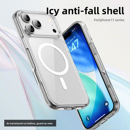 For iPhone 17 Air Kalebol Ice-clear MagSafe Anti-drop Phone Case(Transparent) - iPhone 17 Air Cases by Kalebol | Online Shopping UK | buy2fix