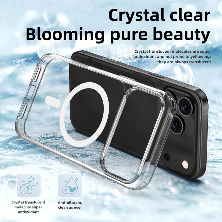 For iPhone 17 Pro Max Kalebol Ice-clear MagSafe Anti-drop Phone Case(Transparent) - iPhone 17 Pro Max Cases by Kalebol | Online Shopping UK | buy2fix