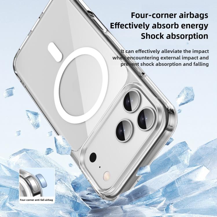 For iPhone 17 Air Kalebol Ice-clear MagSafe Anti-drop Phone Case(Transparent) - iPhone 17 Air Cases by Kalebol | Online Shopping UK | buy2fix