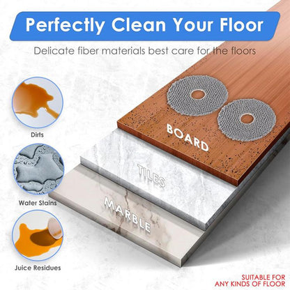 JUNSUNMAY 4pcs Washable Mop Pads Replacement for iRobot Roomba Plus 405 / 505 Combo - For iRobot Accessories by JUNSUNMAY | Online Shopping UK | buy2fix
