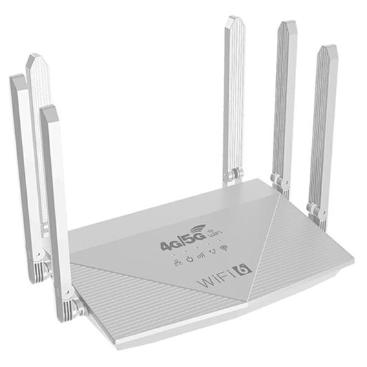 WR900-E Eurasian Version 4G SIM Card 6 Antennas 4 LAN Ports Router LTE WiFi6 Router - Wireless Routers by buy2fix | Online Shopping UK | buy2fix