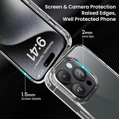 For iPhone 16 Kalebol Simple Clear PC Phone Case(Transparent) - iPhone 16 Cases by Kalebol | Online Shopping UK | buy2fix