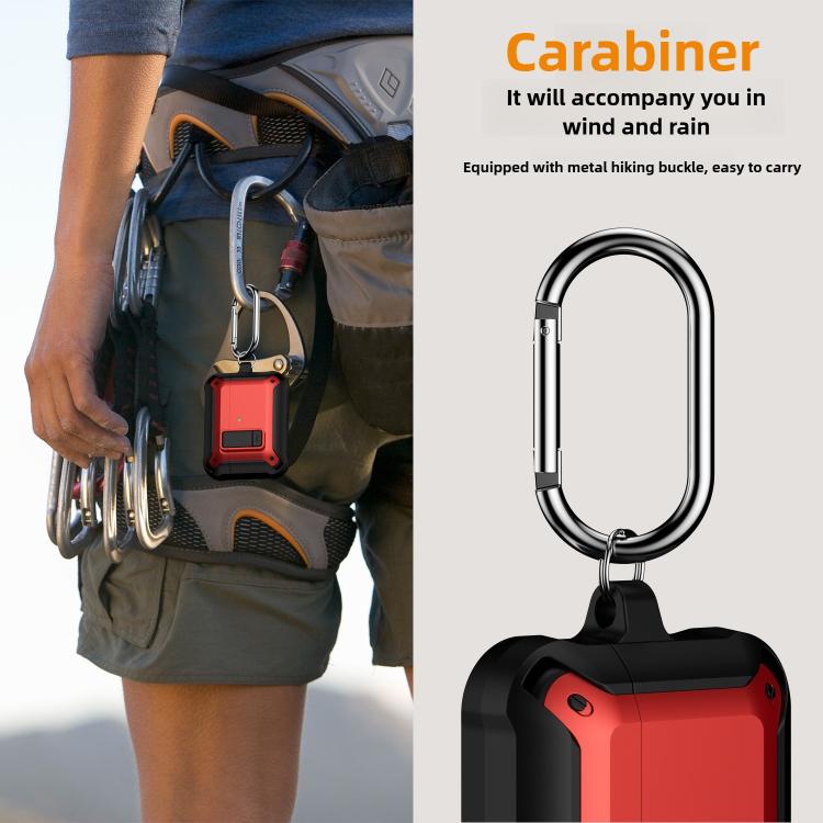 For AirPods Pro 3 Lock TPU Hybrid PC Earphone Protective Cover(White) - For AirPods Pro 3 by buy2fix | Online Shopping UK | buy2fix