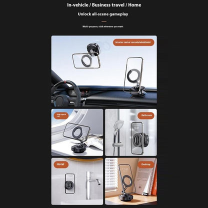 X74 Car Dashboard Electric Vacuum Suction Cup Magnetic Phone Holder - Universal Car Holders by buy2fix | Online Shopping UK | buy2fix