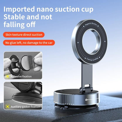 K1 360 Degree Rotation Foldable Navigation Stand Magnetic Car Phone Holder Suction Cup Base - Universal Car Holders by buy2fix | Online Shopping UK | buy2fix