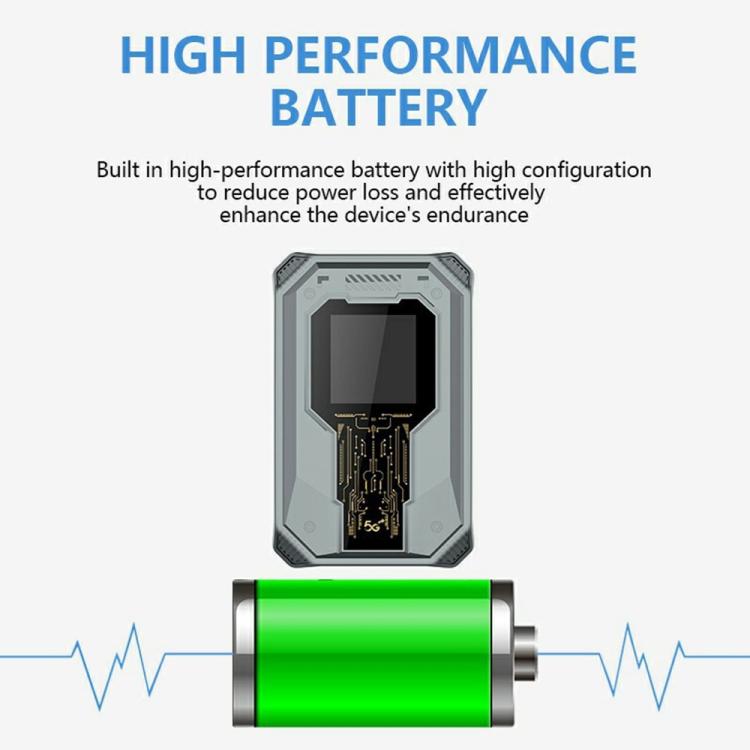 A50 Support 8 Devices Portable SIM Card 4G WiFi Router Rechargeable Time Display Router - 4G Mobile Wifi by buy2fix | Online Shopping UK | buy2fix