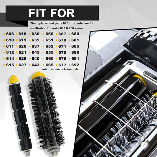 2pcs JUNSUNMAY Sweeper Main Clean Brush for iRobot Roomba 600 Series - For iRobot Accessories by JUNSUNMAY | Online Shopping UK | buy2fix