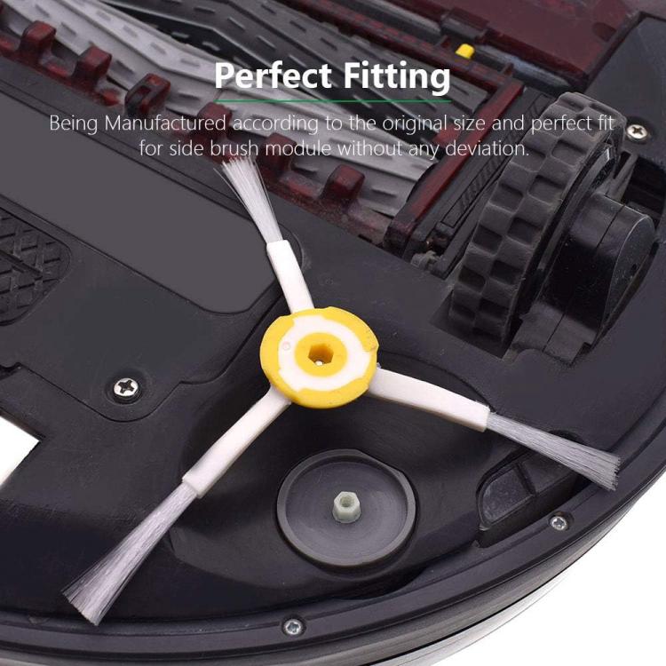 JUNSUNMAY 6pcs Sweeper Triangle Side Brush for iRobot Roomba 600 Series - For iRobot Accessories by JUNSUNMAY | Online Shopping UK | buy2fix