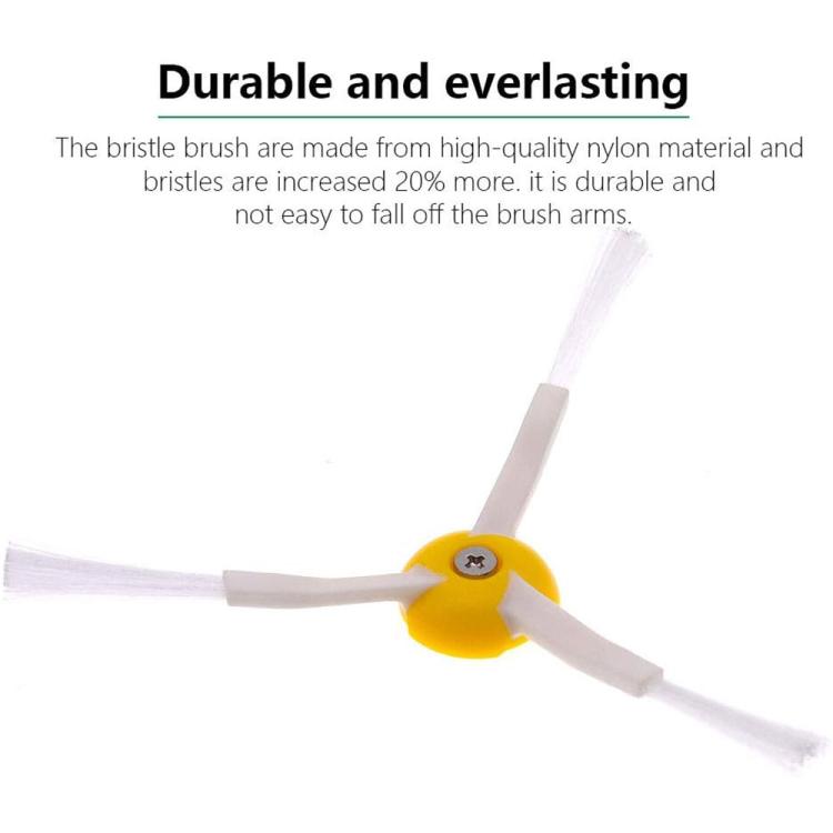 JUNSUNMAY 6pcs Sweeper Triangle Side Brush for iRobot Roomba 600 Series - For iRobot Accessories by JUNSUNMAY | Online Shopping UK | buy2fix
