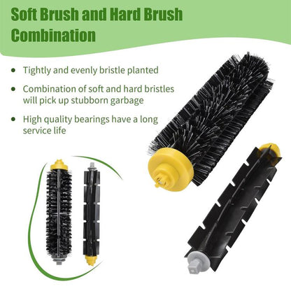 JUNSUNMAY 14pcs/Set Sweeper Replacement Parts Kit for iRobot Roomba 600 Series - For iRobot Accessories by JUNSUNMAY | Online Shopping UK | buy2fix