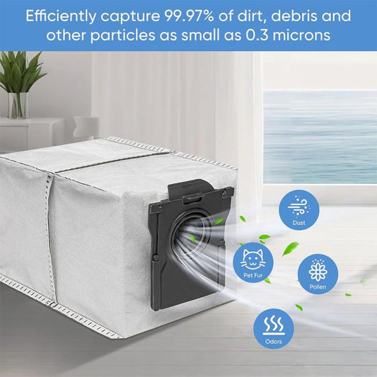 JUNSUNMAY 6pcs Robot Cleaner Non-woven Fabrics Dust Bag for Dreame X40 Ultra / X30 Ultra - Other Accessories by JUNSUNMAY | Online Shopping UK | buy2fix