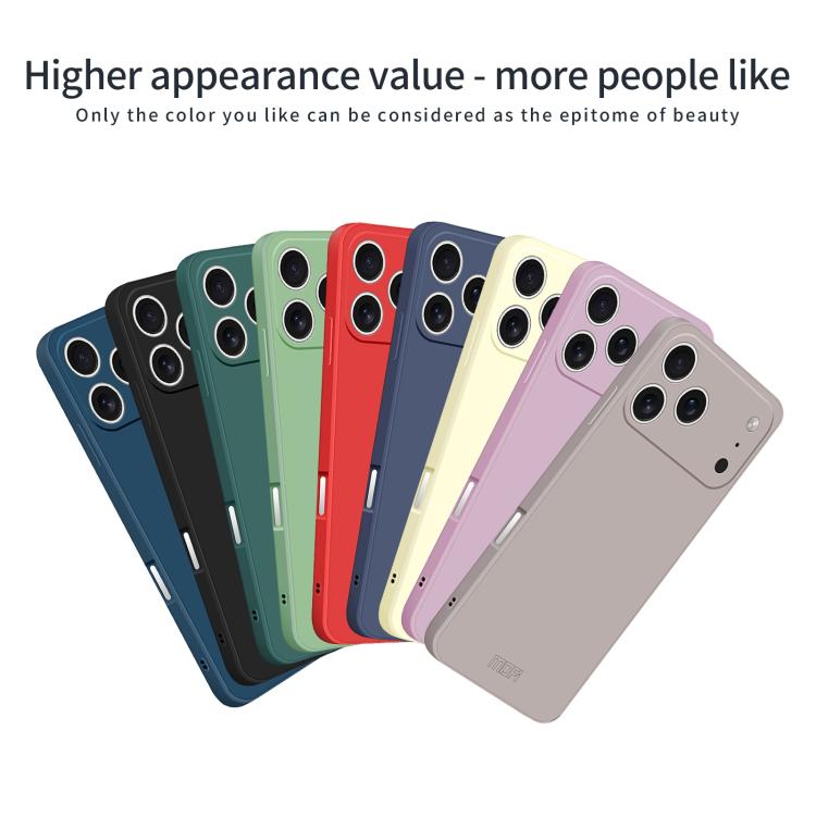 For iPhone 17 Pro Max MOFI Caring Soft Shell Liquid Silicone Skin Feel Phone Case(Dark Green) - iPhone 17 Pro Max Cases by MOFI | Online Shopping UK | buy2fix