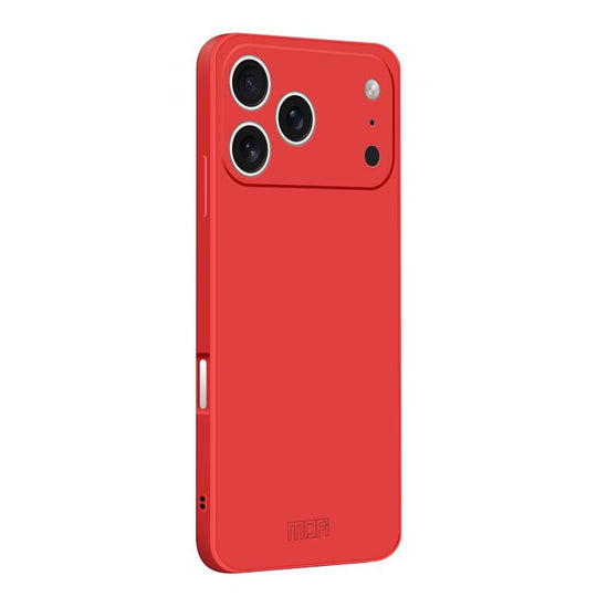 For iPhone 17 Pro Max MOFI Caring Soft Shell Liquid Silicone Skin Feel Phone Case(Red)