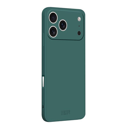For iPhone 17 Pro MOFI Caring Soft Shell Liquid Silicone Skin Feel Phone Case(Dark Green) - iPhone 17 Pro Cases by MOFI | Online Shopping UK | buy2fix