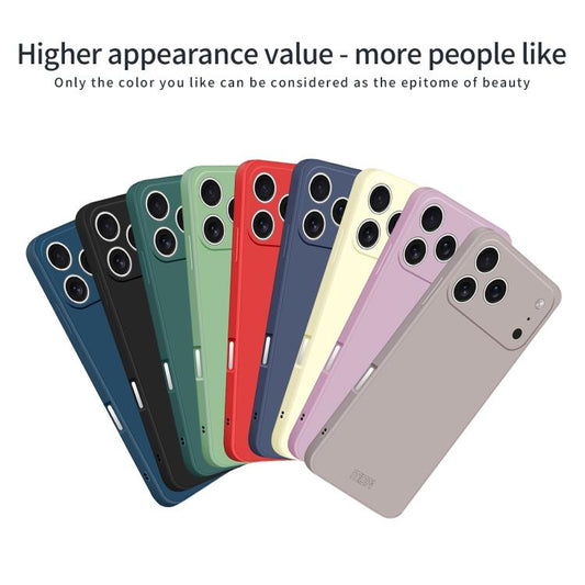 For iPhone 17 Pro MOFI Caring Soft Shell Liquid Silicone Skin Feel Phone Case(Dark Green) - iPhone 17 Pro Cases by MOFI | Online Shopping UK | buy2fix