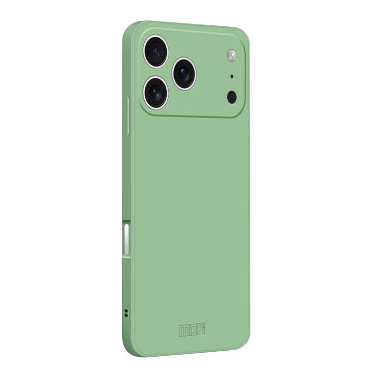For iPhone 17 Pro MOFI Caring Soft Shell Liquid Silicone Skin Feel Phone Case(Matcha Green) - iPhone 17 Pro Cases by MOFI | Online Shopping UK | buy2fix