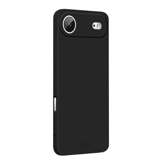 For iPhone Air MOFI Caring Soft Shell Liquid Silicone Skin Feel Phone Case(Black)