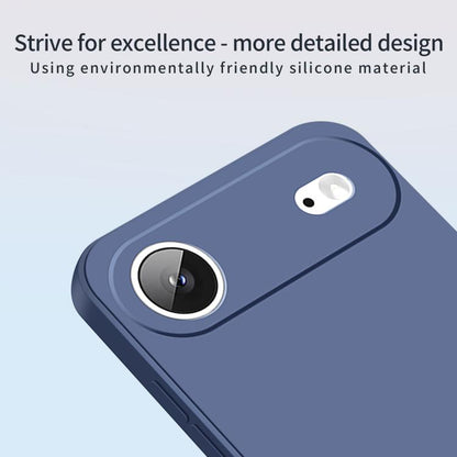 For iPhone 17 Air MOFI Caring Soft Shell Liquid Silicone Skin Feel Phone Case(Blue) - iPhone 17 Air Cases by MOFI | Online Shopping UK | buy2fix