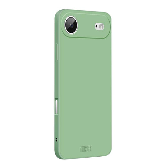 For iPhone 17 Air MOFI Caring Soft Shell Liquid Silicone Skin Feel Phone Case(Matcha Green) - iPhone 17 Air Cases by MOFI | Online Shopping UK | buy2fix