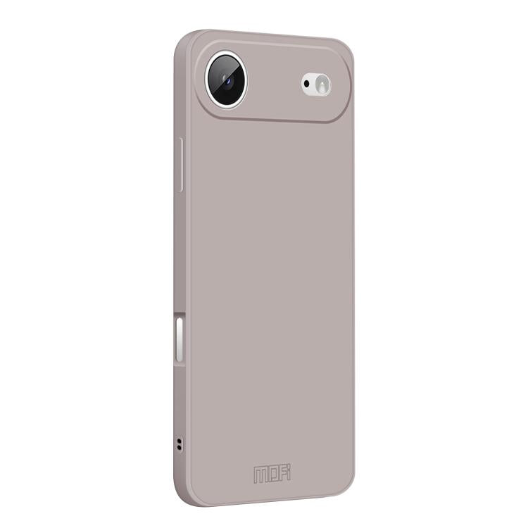 For iPhone Air MOFI Caring Soft Shell Liquid Silicone Skin Feel Phone Case(Titanium Gray) - iPhone Air Cases by MOFI | Online Shopping UK | buy2fix