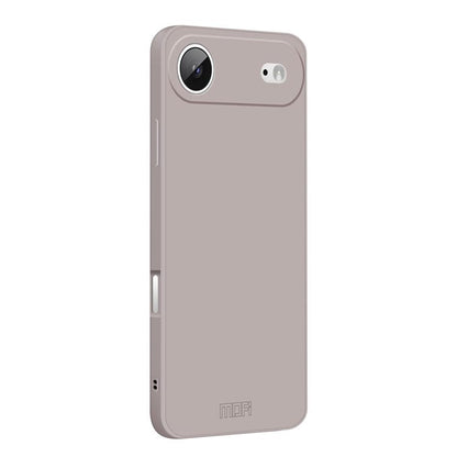 For iPhone Air MOFI Caring Soft Shell Liquid Silicone Skin Feel Phone Case(Titanium Gray) - iPhone Air Cases by MOFI | Online Shopping UK | buy2fix