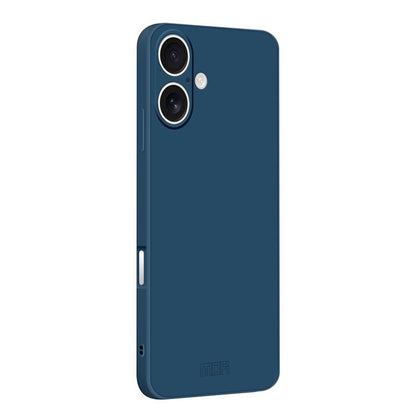 For iPhone 17 MOFI Caring Soft Shell Liquid Silicone Skin Feel Phone Case(Blue) - iPhone 17 Cases by MOFI | Online Shopping UK | buy2fix