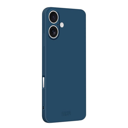 For iPhone 17 MOFI Caring Soft Shell Liquid Silicone Skin Feel Phone Case(Blue) - iPhone 17 Cases by MOFI | Online Shopping UK | buy2fix