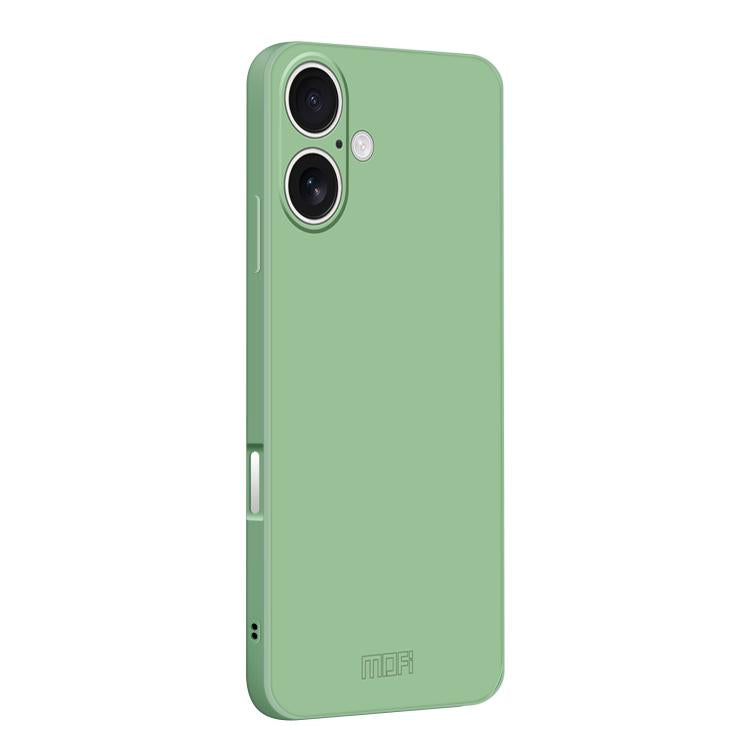 For iPhone 17 MOFI Caring Soft Shell Liquid Silicone Skin Feel Phone Case(Matcha Green) - iPhone 17 Cases by MOFI | Online Shopping UK | buy2fix