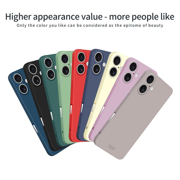 For iPhone 17 MOFI Caring Soft Shell Liquid Silicone Skin Feel Phone Case(Red) - iPhone 17 Cases by MOFI | Online Shopping UK | buy2fix