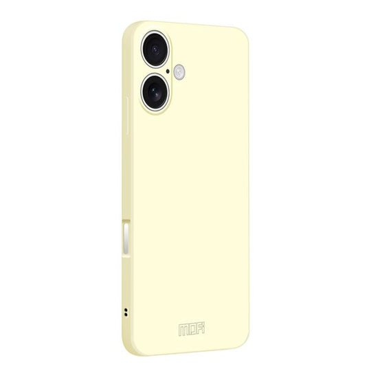 For iPhone 17 MOFI Caring Soft Shell Liquid Silicone Skin Feel Phone Case(White)