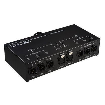 B073 1 Input 3 Output Fully Balanced Signal Selector 3-Channel Balanced Line Selector, No Need For External Power Supply Lossless Switching -  by buy2fix | Online Shopping UK | buy2fix