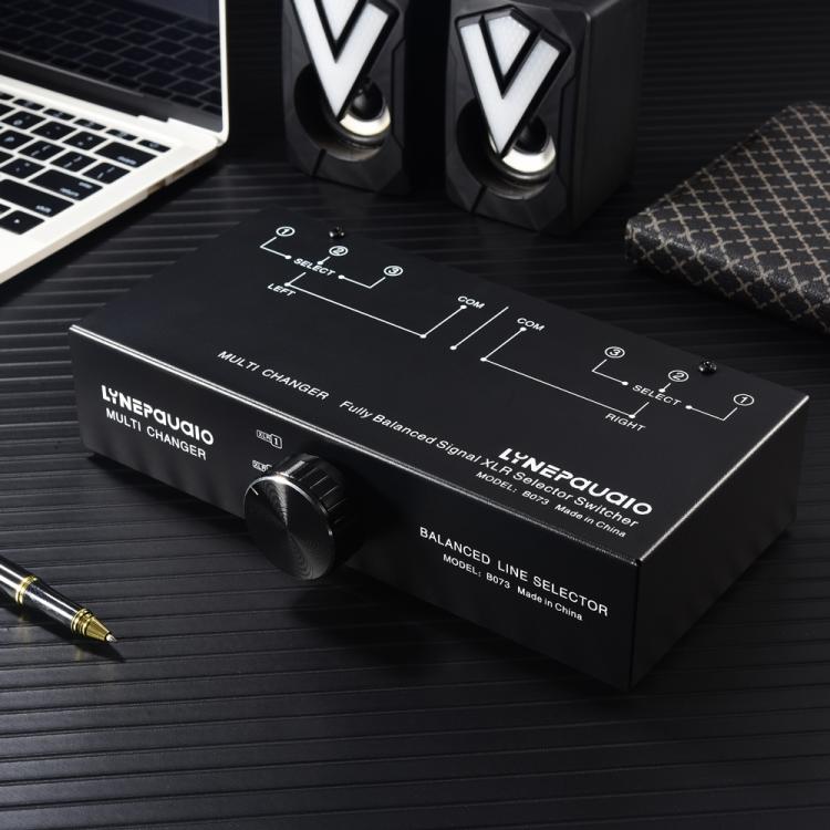 B073 1 Input 3 Output Fully Balanced Signal Selector 3-Channel Balanced Line Selector, No Need For External Power Supply Lossless Switching -  by buy2fix | Online Shopping UK | buy2fix