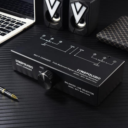 B073 1 Input 3 Output Fully Balanced Signal Selector 3-Channel Balanced Line Selector, No Need For External Power Supply Lossless Switching -  by buy2fix | Online Shopping UK | buy2fix