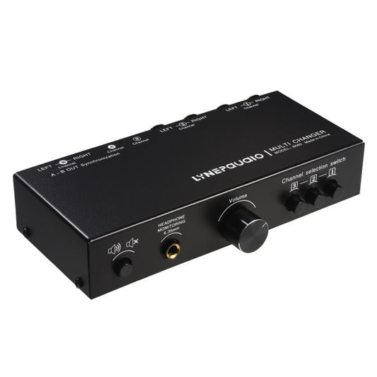 B082 3 Input 3 Output Audio Signal Selector Balanced Line Switcher -  by buy2fix | Online Shopping UK | buy2fix