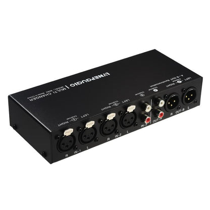 B082 3 Input 3 Output Audio Signal Selector Balanced Line Switcher -  by buy2fix | Online Shopping UK | buy2fix