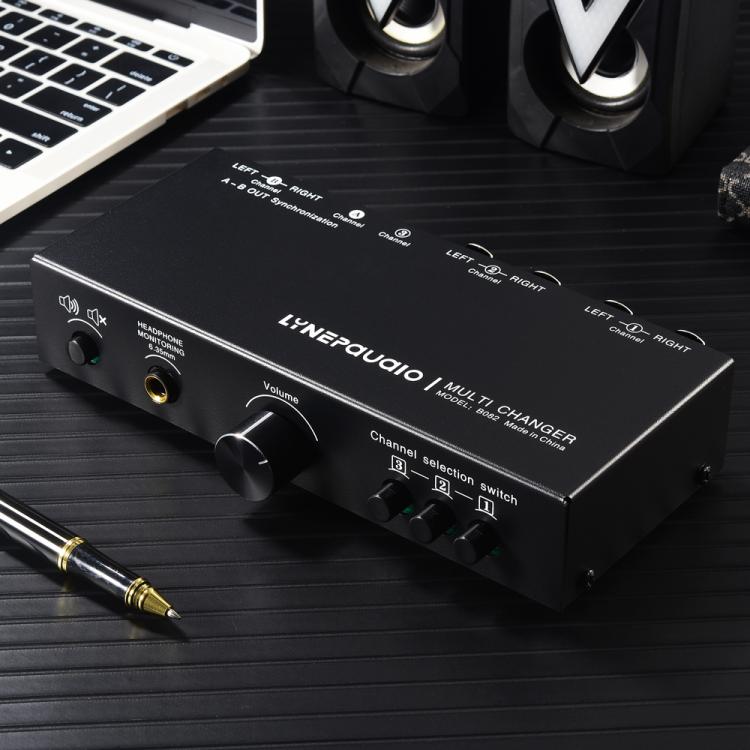 B082 3 Input 3 Output Audio Signal Selector Balanced Line Switcher -  by buy2fix | Online Shopping UK | buy2fix