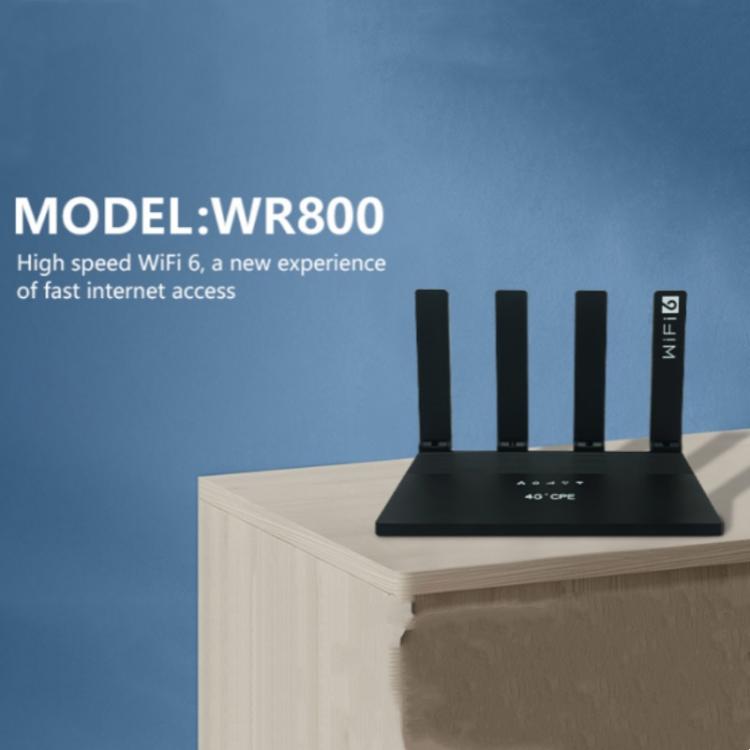 WR800 600Mbps High Speed 4G LTE WiFi Router 4 LAN Ports WiFi 6, Plug:EU Plug - Wireless Routers by buy2fix | Online Shopping UK | buy2fix