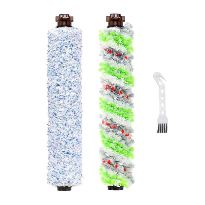 JUNSUNMAY 2pcs Replacement Brush Roll for Bissell CrossWave Vacuum Cleaner 1866 / 1868, Style:Wood Floor+Pet Brush - For Bissell Accessories by JUNSUNMAY | Online Shopping UK | buy2fix
